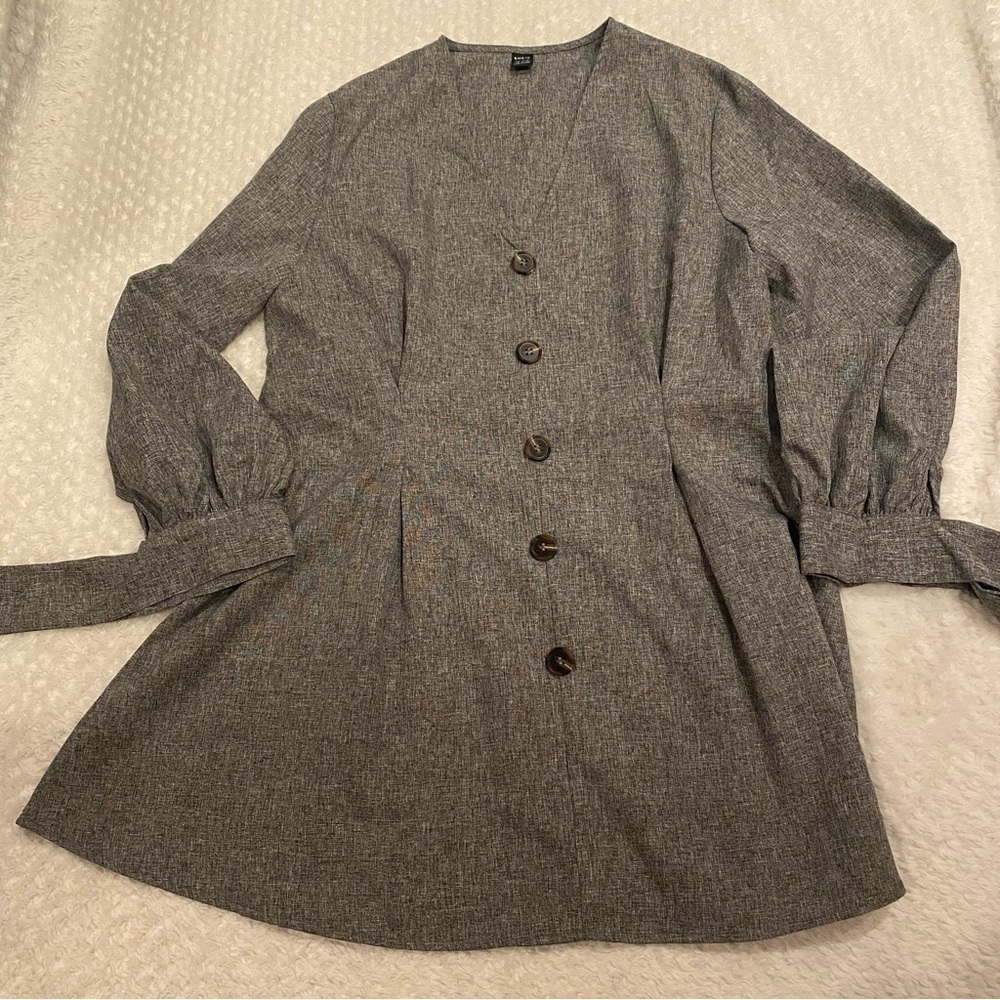 SHEIN heather gray long top